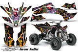 ATV Graphics Kit Decal Sticker Wrap For Yamaha YFZ450R/SE 2009-2013 EDHLK BLACK