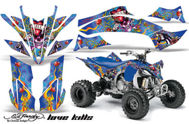 ATV Graphics Kit Decal Sticker Wrap For Yamaha YFZ450R/SE 2009-2013 EDHLK BLUE-atv motorcycle utv parts accessories gear helmets jackets gloves pantsAll Terrain Depot