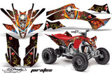 ATV Graphics Kit Decal Sticker Wrap For Yamaha YFZ450R/SE 2009-2013 EDHP RED