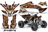 ATV Graphics Kit Decal Sticker Wrap For Yamaha YFZ450R/SE 2009-2013 FIRESTROM BLACK