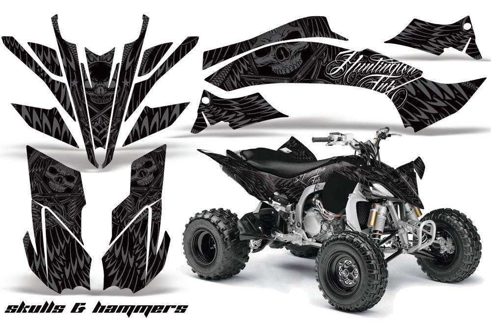 ATV Graphics Kit Decal Sticker Wrap For Yamaha YFZ450R/SE 2009-2013 HISH SILVER-atv motorcycle utv parts accessories gear helmets jackets gloves pantsAll Terrain Depot