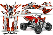 Load image into Gallery viewer, ATV Graphics Kit Decal Sticker Wrap For Yamaha YFZ450R/SE 2009-2013 HATTER WHITE RED-atv motorcycle utv parts accessories gear helmets jackets gloves pantsAll Terrain Depot