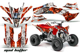 ATV Graphics Kit Decal Sticker Wrap For Yamaha YFZ450R/SE 2009-2013 HATTER WHITE RED