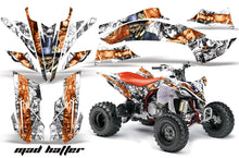Load image into Gallery viewer, ATV Graphics Kit Decal Sticker Wrap For Yamaha YFZ450R/SE 2009-2013 HATTER ORANGE WHITE-atv motorcycle utv parts accessories gear helmets jackets gloves pantsAll Terrain Depot