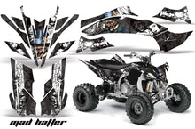 Load image into Gallery viewer, ATV Graphics Kit Decal Sticker Wrap For Yamaha YFZ450R/SE 2009-2013 HATTER WHITE BLACK-atv motorcycle utv parts accessories gear helmets jackets gloves pantsAll Terrain Depot
