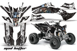 ATV Graphics Kit Decal Sticker Wrap For Yamaha YFZ450R/SE 2009-2013 HATTER WHITE BLACK