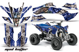 ATV Graphics Kit Decal Sticker Wrap For Yamaha YFZ450R/SE 2009-2013 HATTER SILVER BLUE