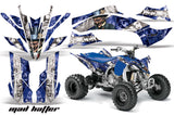 ATV Graphics Kit Decal Sticker Wrap For Yamaha YFZ450R/SE 2009-2013 HATTER WHITE BLUE