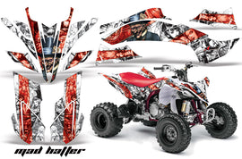 ATV Graphics Kit Decal Sticker Wrap For Yamaha YFZ450R/SE 2009-2013 HATTER RED WHITE-atv motorcycle utv parts accessories gear helmets jackets gloves pantsAll Terrain Depot