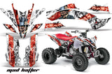 ATV Graphics Kit Decal Sticker Wrap For Yamaha YFZ450R/SE 2009-2013 HATTER RED WHITE