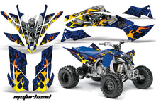 Load image into Gallery viewer, ATV Graphics Kit Decal Sticker Wrap For Yamaha YFZ450R/SE 2009-2013 MOTORHEAD BLUE-atv motorcycle utv parts accessories gear helmets jackets gloves pantsAll Terrain Depot