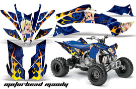 ATV Graphics Kit Decal Sticker Wrap For Yamaha YFZ450R/SE 2009-2013 MOTO MANDY BLUE-atv motorcycle utv parts accessories gear helmets jackets gloves pantsAll Terrain Depot