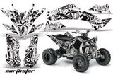 ATV Graphics Kit Decal Sticker Wrap For Yamaha YFZ450R/SE 2009-2013 NORTHSTAR WHITE