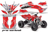 ATV Graphics Kit Decal Sticker Wrap For Yamaha YFZ450R/SE 2009-2013 WARHAWK RED