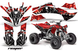 ATV Graphics Kit Decal Sticker Wrap For Yamaha YFZ450R/SE 2009-2013 REAPER RED