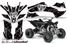 Load image into Gallery viewer, ATV Graphics Kit Decal Sticker Wrap For Yamaha YFZ450R/SE 2009-2013 RELOADED WHITE BLACK-atv motorcycle utv parts accessories gear helmets jackets gloves pantsAll Terrain Depot