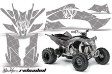 Load image into Gallery viewer, ATV Graphics Kit Decal Sticker Wrap For Yamaha YFZ450R/SE 2009-2013 RELOADED WHITE SILVER-atv motorcycle utv parts accessories gear helmets jackets gloves pantsAll Terrain Depot