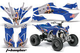 ATV Graphics Kit Decal Sticker Wrap For Yamaha YFZ450R/SE 2009-2013 TBOMBER BLUE