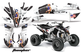 ATV Graphics Kit Decal Sticker Wrap For Yamaha YFZ450R/SE 2009-2013 TBOMBER WHITE-atv motorcycle utv parts accessories gear helmets jackets gloves pantsAll Terrain Depot