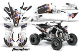 ATV Graphics Kit Decal Sticker Wrap For Yamaha YFZ450R/SE 2009-2013 TBOMBER WHITE