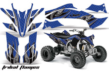 Load image into Gallery viewer, ATV Graphics Kit Decal Sticker Wrap For Yamaha YFZ450R/SE 2009-2013 TRIBAL BLACK BLUE-atv motorcycle utv parts accessories gear helmets jackets gloves pantsAll Terrain Depot