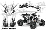 ATV Graphics Kit Decal Sticker Wrap For Yamaha YFZ450R/SE 2009-2013 TRIBAL BLACK WHITE