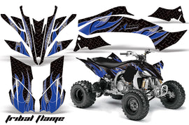 ATV Graphics Kit Decal Sticker Wrap For Yamaha YFZ450R/SE 2009-2013 TRIBAL BLUE BLACK-atv motorcycle utv parts accessories gear helmets jackets gloves pantsAll Terrain Depot