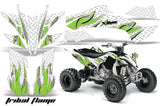 ATV Graphics Kit Decal Sticker Wrap For Yamaha YFZ450R/SE 2009-2013 TRIBAL GREEN WHITE