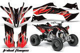 ATV Graphics Kit Decal Sticker Wrap For Yamaha YFZ450R/SE 2009-2013 TRIBAL RED BLACK