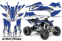Load image into Gallery viewer, ATV Graphics Kit Decal Sticker Wrap For Yamaha YFZ450R/SE 2009-2013 TRIBAL WHITE BLUE-atv motorcycle utv parts accessories gear helmets jackets gloves pantsAll Terrain Depot