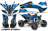 ATV Graphics Kit Decal Sticker Wrap For Yamaha YFZ450R/SE 2009-2013 ZOMBIE BLUE