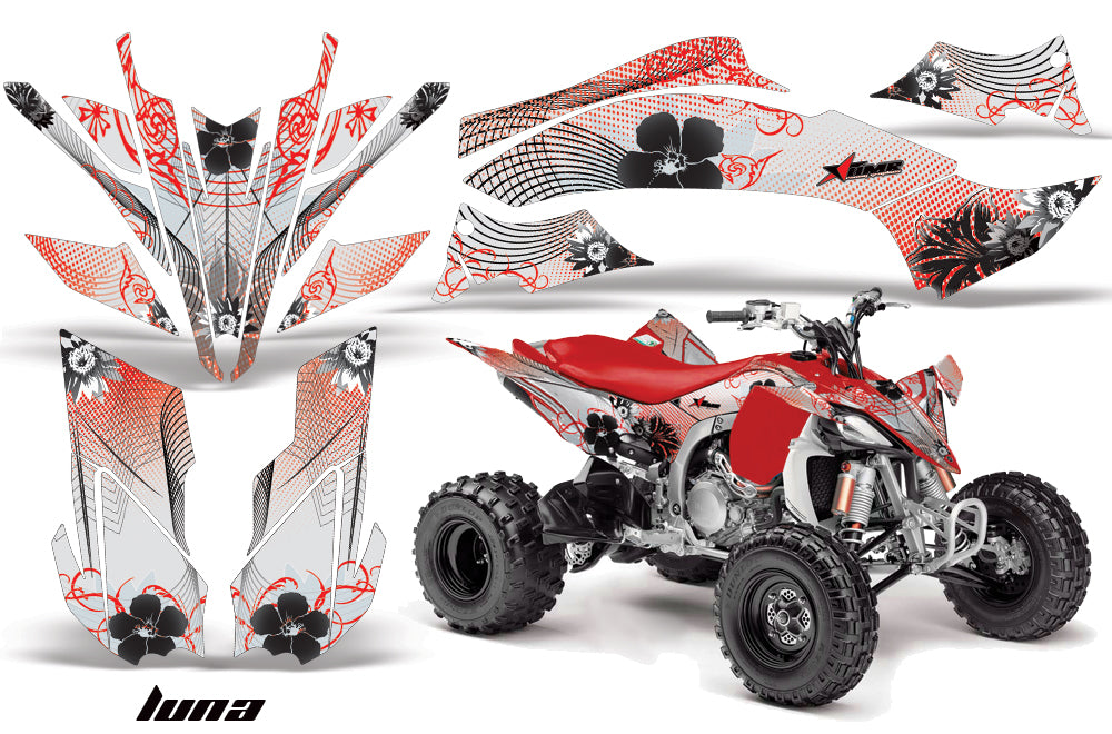 ATV Graphics Kit Decal Sticker Wrap For Yamaha YFZ450R/SE 2009-2013 LUNA RED-atv motorcycle utv parts accessories gear helmets jackets gloves pantsAll Terrain Depot