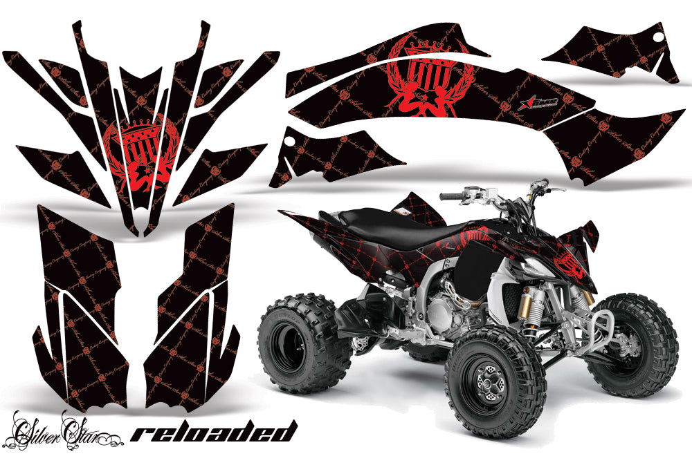 ATV Graphics Kit Decal Sticker Wrap For Yamaha YFZ450R/SE 2009-2013 RELOADED RED BLACK-atv motorcycle utv parts accessories gear helmets jackets gloves pantsAll Terrain Depot