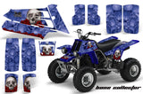 ATV Graphics Kit Quad Decal Sticker Wrap For Yamaha Banshee 350 1987-2005 BONES BLUE
