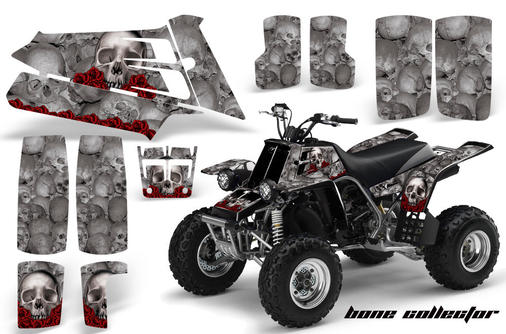 ATV Graphics Kit Quad Decal Sticker Wrap For Yamaha Banshee 350 1987-2005 BONES SILVER-atv motorcycle utv parts accessories gear helmets jackets gloves pantsAll Terrain Depot
