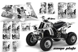 ATV Graphics Kit Quad Decal Sticker Wrap For Yamaha Banshee 350 1987-2005 CAMOPLATE WHITE