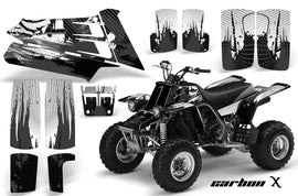 ATV Graphics Kit Quad Decal Sticker Wrap For Yamaha Banshee 350 1987-2005 CARBONX BLACK-atv motorcycle utv parts accessories gear helmets jackets gloves pantsAll Terrain Depot