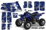ATV Graphics Kit Quad Decal Sticker Wrap For Yamaha Banshee 350 1987-2005 CAMOPLATE BLUE