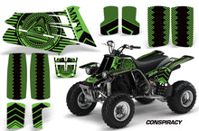 Load image into Gallery viewer, ATV Graphics Kit Quad Decal Sticker Wrap For Yamaha Banshee 350 1987-2005 CONSPIRACY GREEN-atv motorcycle utv parts accessories gear helmets jackets gloves pantsAll Terrain Depot