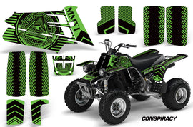 ATV Graphics Kit Quad Decal Sticker Wrap For Yamaha Banshee 350 1987-2005 CONSPIRACY GREEN-atv motorcycle utv parts accessories gear helmets jackets gloves pantsAll Terrain Depot
