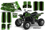 ATV Graphics Kit Quad Decal Sticker Wrap For Yamaha Banshee 350 1987-2005 CONSPIRACY GREEN
