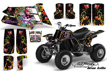 Load image into Gallery viewer, ATV Graphics Kit Quad Decal Sticker Wrap For Yamaha Banshee 350 1987-2005 EDHLK BLACK-atv motorcycle utv parts accessories gear helmets jackets gloves pantsAll Terrain Depot