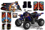 ATV Graphics Kit Quad Decal Sticker Wrap For Yamaha Banshee 350 1987-2005 EDHP BLUE