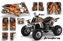 Load image into Gallery viewer, ATV Graphics Kit Quad Decal Sticker Wrap For Yamaha Banshee 350 1987-2005 FIRESTORM SILVER-atv motorcycle utv parts accessories gear helmets jackets gloves pantsAll Terrain Depot
