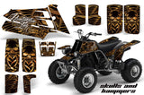 ATV Graphics Kit Quad Decal Sticker Wrap For Yamaha Banshee 350 1987-2005 HISH GOLD