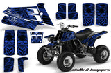 ATV Graphics Kit Quad Decal Sticker Wrap For Yamaha Banshee 350 1987-2005 HISH BLUE