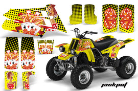 ATV Graphics Kit Quad Decal Sticker Wrap For Yamaha Banshee 350 1987-2005 JACKPOT YELLOW-atv motorcycle utv parts accessories gear helmets jackets gloves pantsAll Terrain Depot