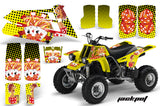 ATV Graphics Kit Quad Decal Sticker Wrap For Yamaha Banshee 350 1987-2005 JACKPOT YELLOW