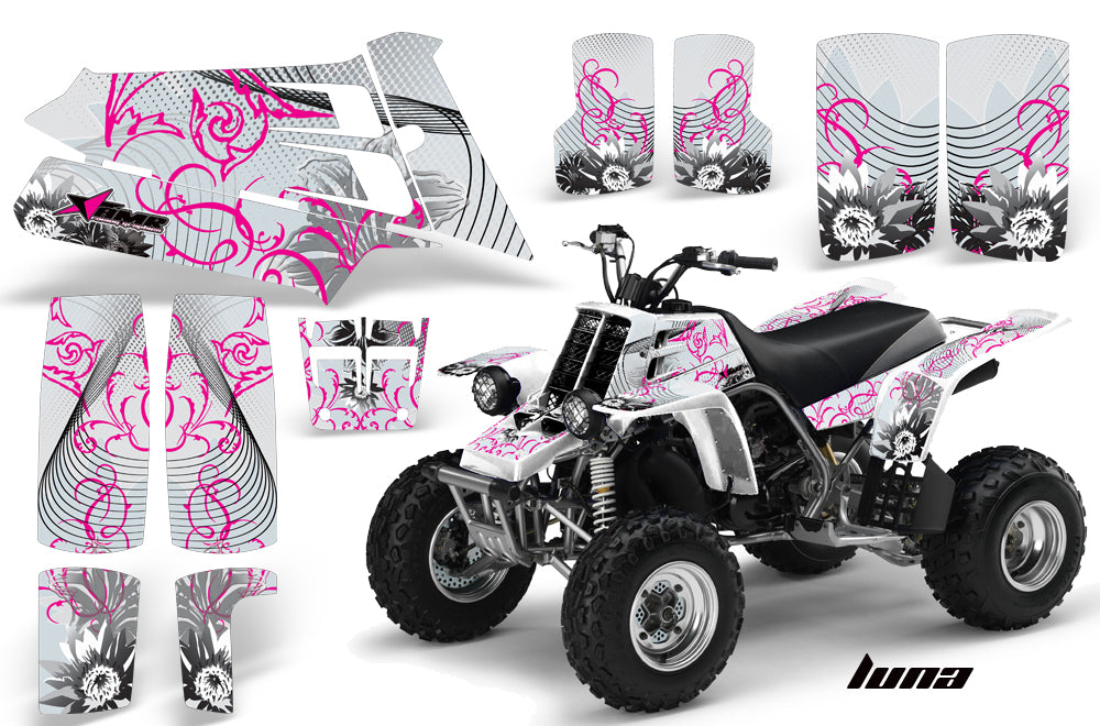 ATV Graphics Kit Quad Decal Sticker Wrap For Yamaha Banshee 350 1987-2005 LUNA PINK-atv motorcycle utv parts accessories gear helmets jackets gloves pantsAll Terrain Depot