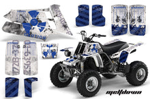 Load image into Gallery viewer, ATV Graphics Kit Quad Decal Sticker Wrap For Yamaha Banshee 350 1987-2005 MELTDOWN BLUE WHITE-atv motorcycle utv parts accessories gear helmets jackets gloves pantsAll Terrain Depot